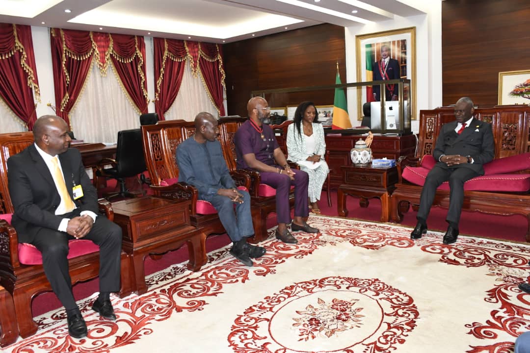 Président Directeur Général du groupe MTN, Ralph Tendai, s’est entretenu avec le Premier ministre, Chef du Gouvernement Anatole Collinet MAKOSSO